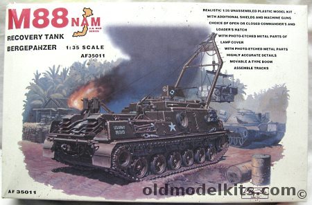 AFV Club 1/35 M88 Recovery Tank - US Army Vietnam or Republic of China, AF35011 plastic model kit